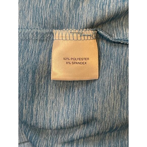 Peter Millar Crown Crafted Performance Polo Shirt Blue Heather Knit Sz Sm Golf - Picture 10 of 12